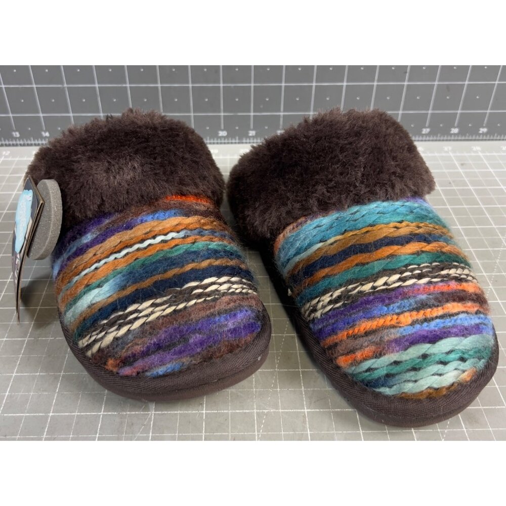 Women's Juarez Scuff Slippers by LAMO Chocolate Sz. 7 Medium New